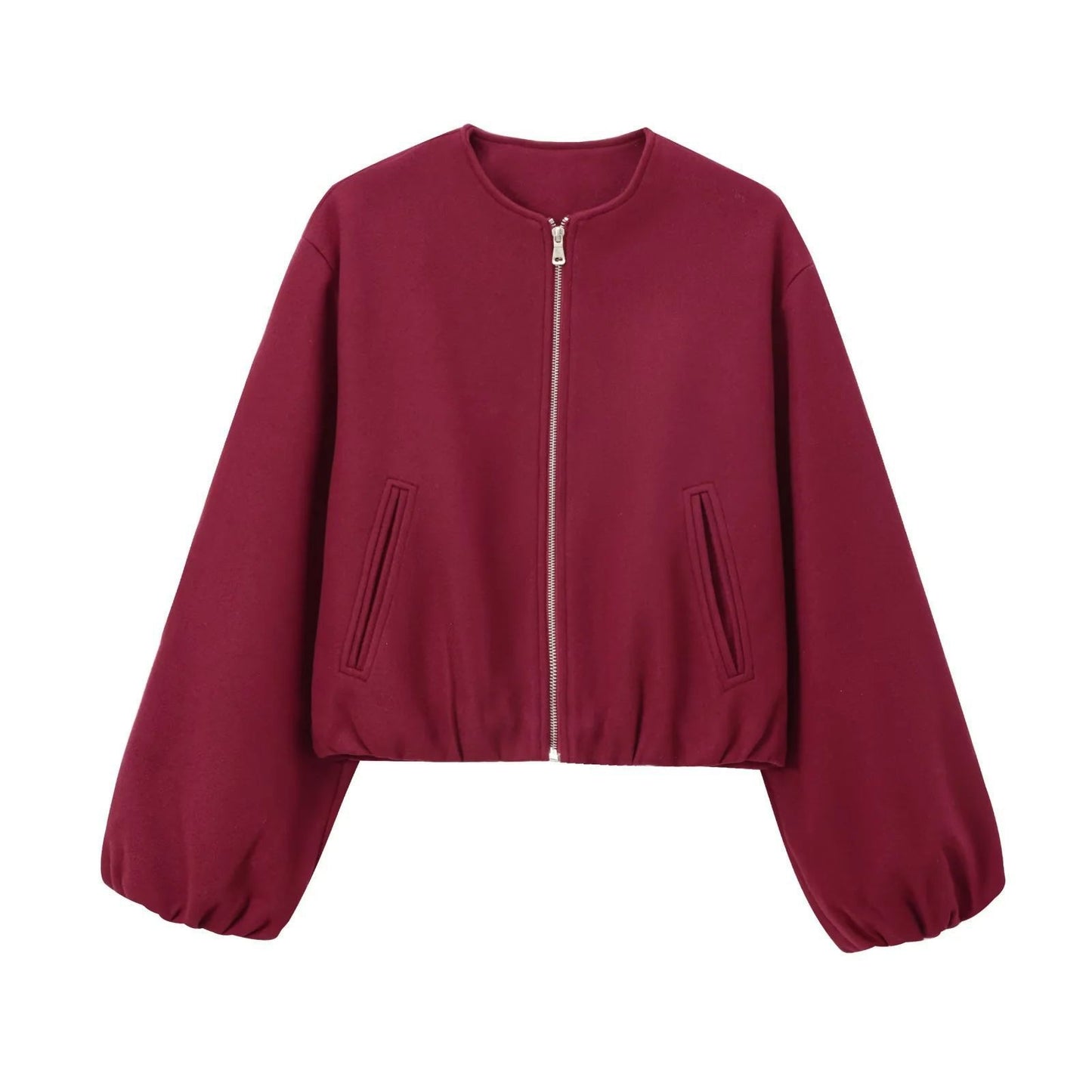 Women's European Fashion Bomber Jacket Coat